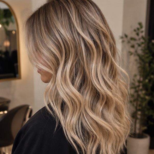Písková blond