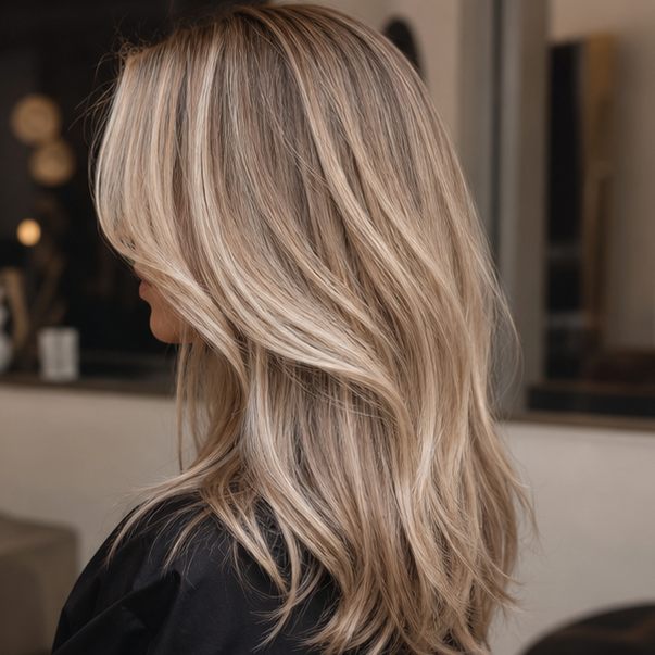Champagne blond melír